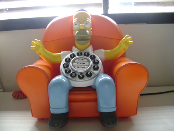Homer-phone acordado