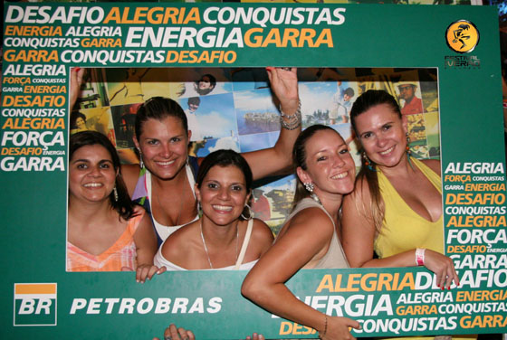 A ação de fotos da Petrobras bombou. A galera curtiu o Festival e levou para casa um registro do verão.