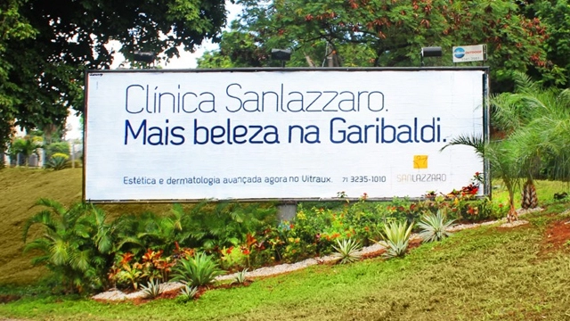 Imagem do artigo Um outdoor para deixar a cidade mais bonita.