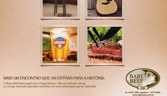 Imagem do artigo Baby Beef Bahia agora é Chopp Brahma