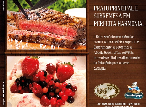 Imagem do artigo Sobremesa é no Baby Beef