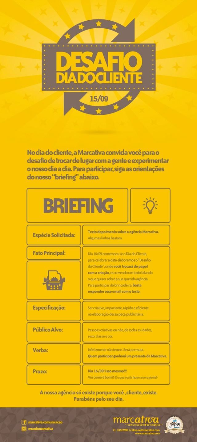 Imagem do artigo Desafio do Dia do Cliente