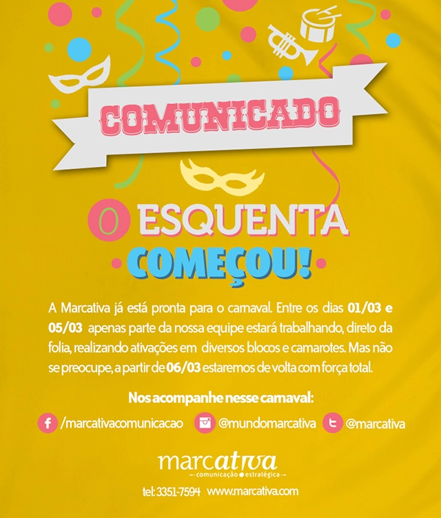 Imagem do artigo A gente para, mas não para!