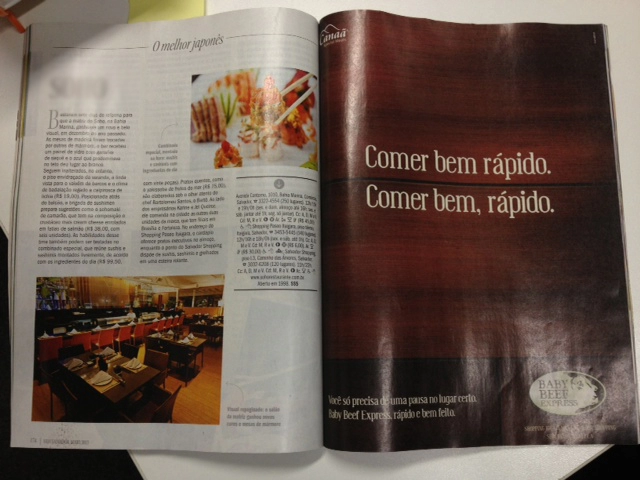 Imagem do artigo Marcativa na Veja Comer & Beber.