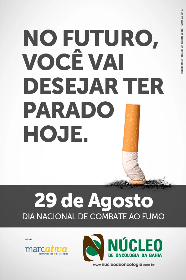 Imagem do artigo Dia Nacional de Combate ao Fumo - 29 de agosto
