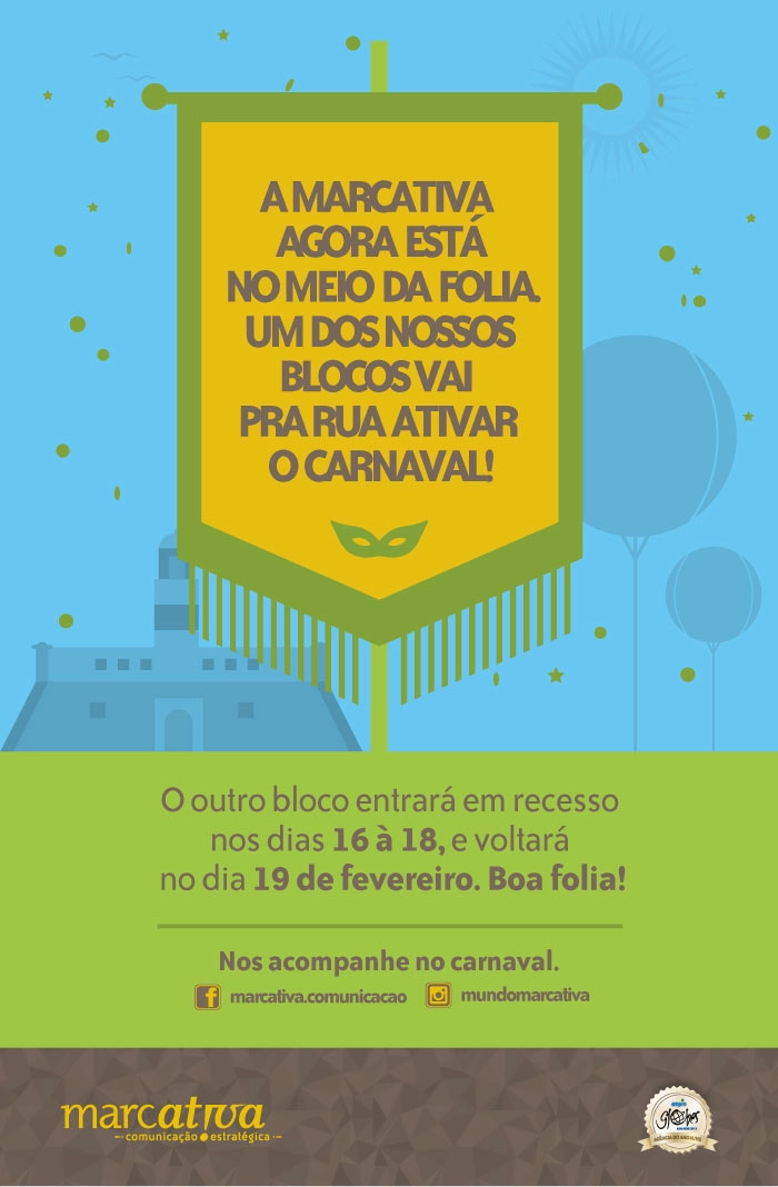 Imagem do artigo CARNAVAL 2015: AVISO IMPORTANTE