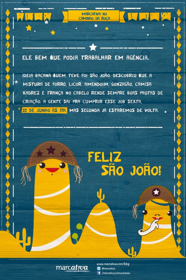 Imagem do artigo Marcativa a caminho da roça
