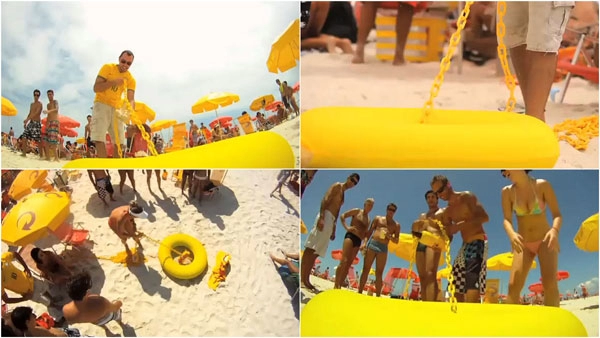 Imagem do artigo Praia redonda com Skol